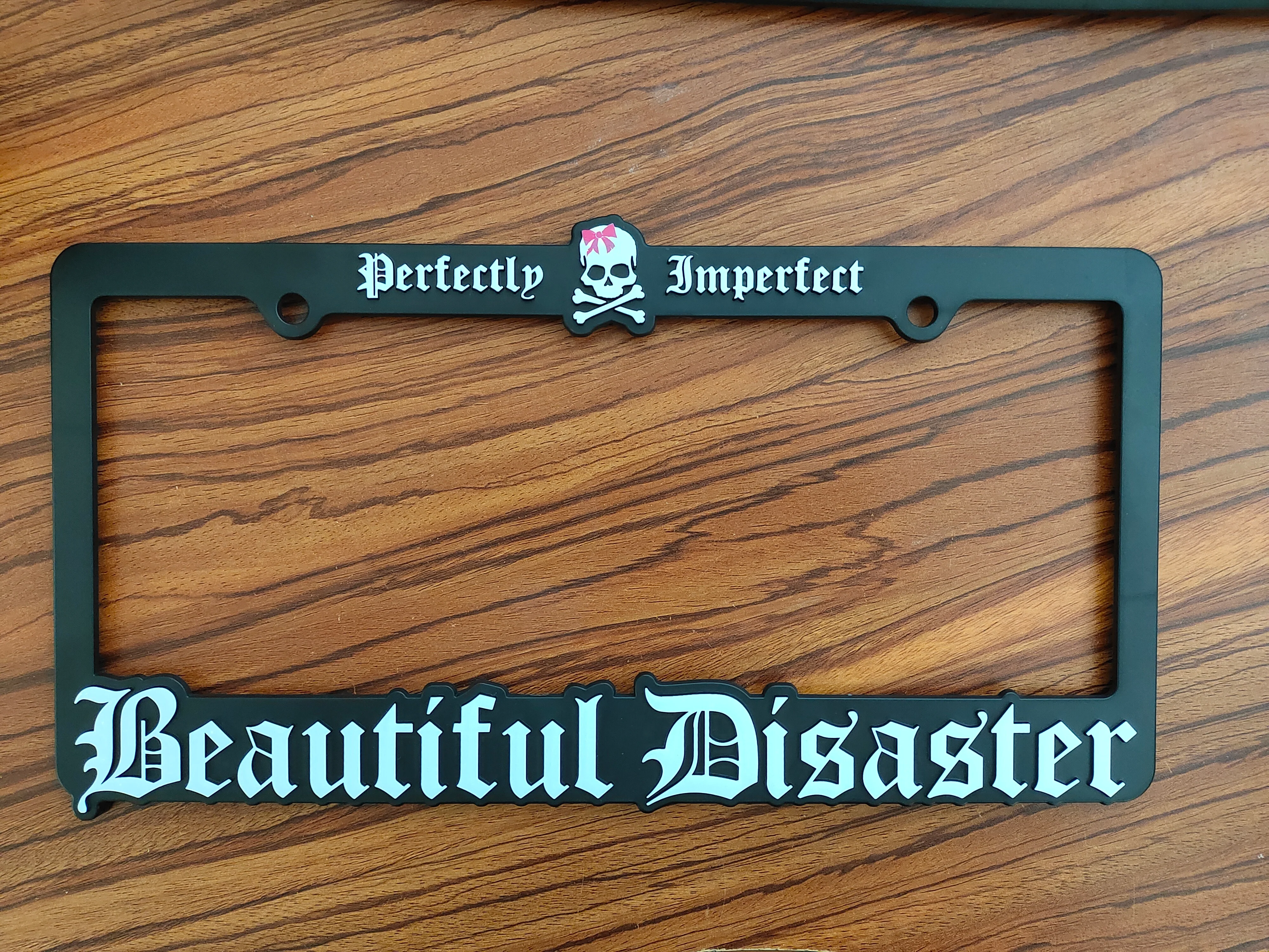 Beautiful Disaster License Plate Frame - Image 3