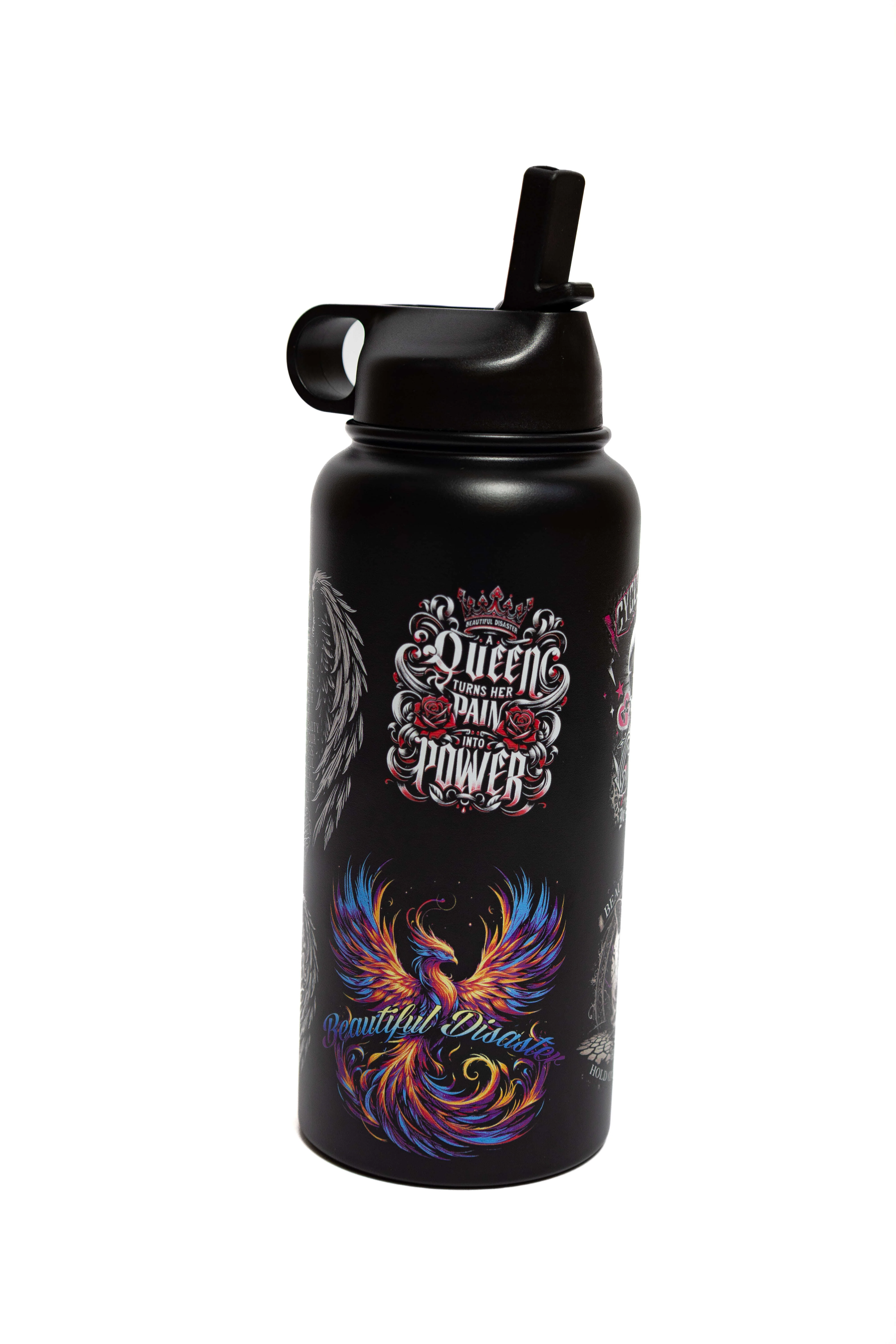 Fire And Fury Stainless Steel 32oz Water Bottle - Image 4