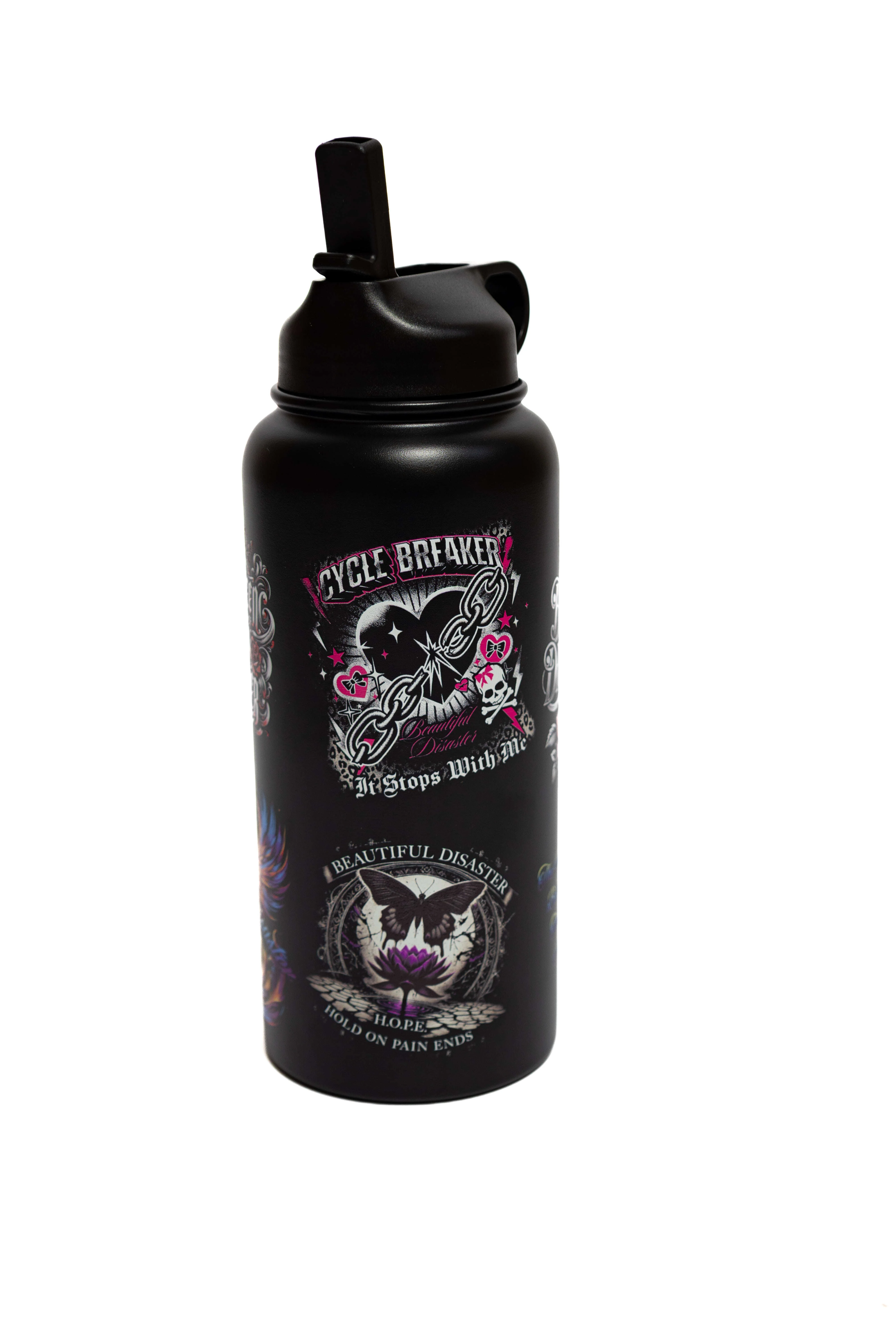 Fire And Fury Stainless Steel 32oz Water Bottle - Image 5