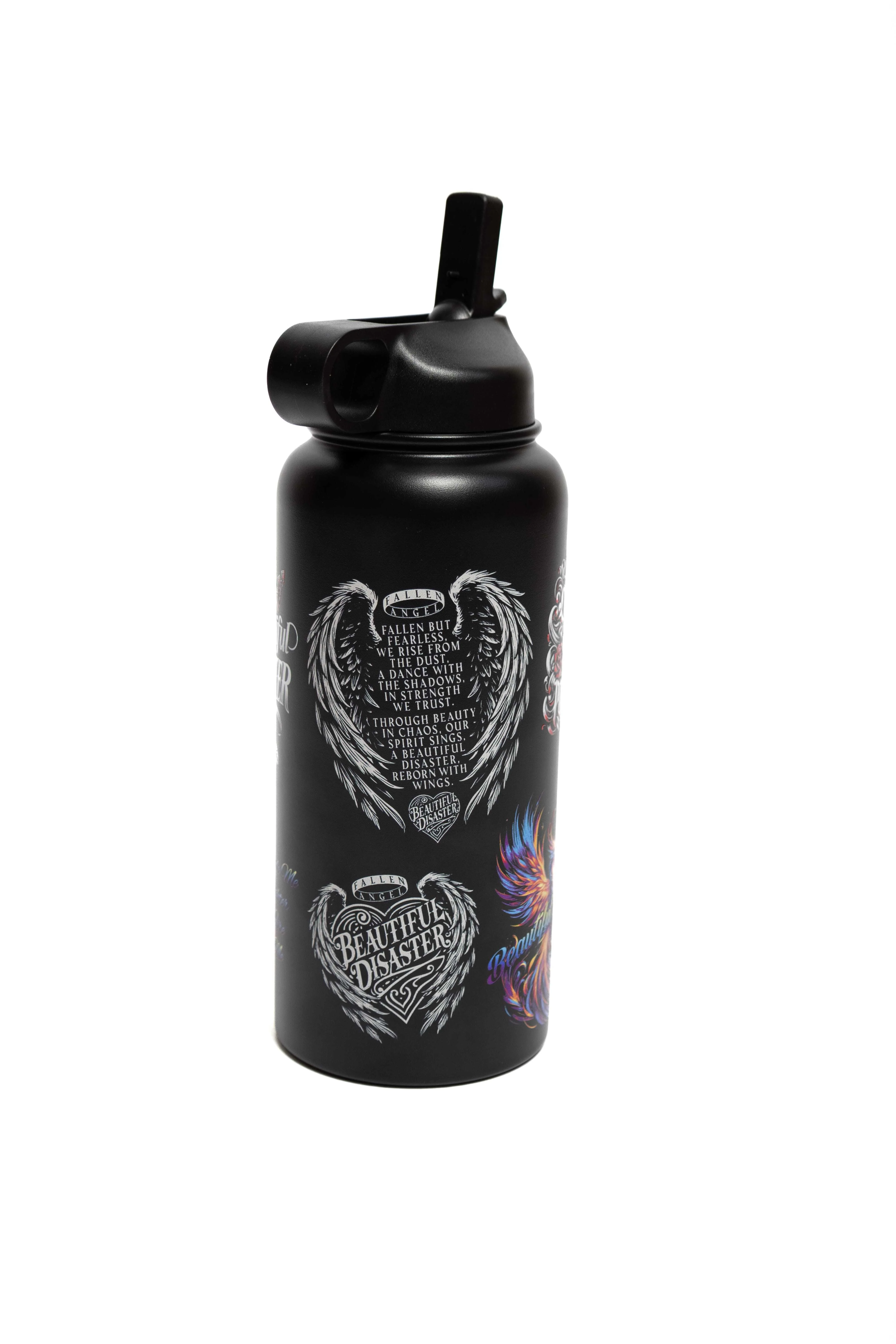 Fire And Fury Stainless Steel 32oz Water Bottle - Image 7