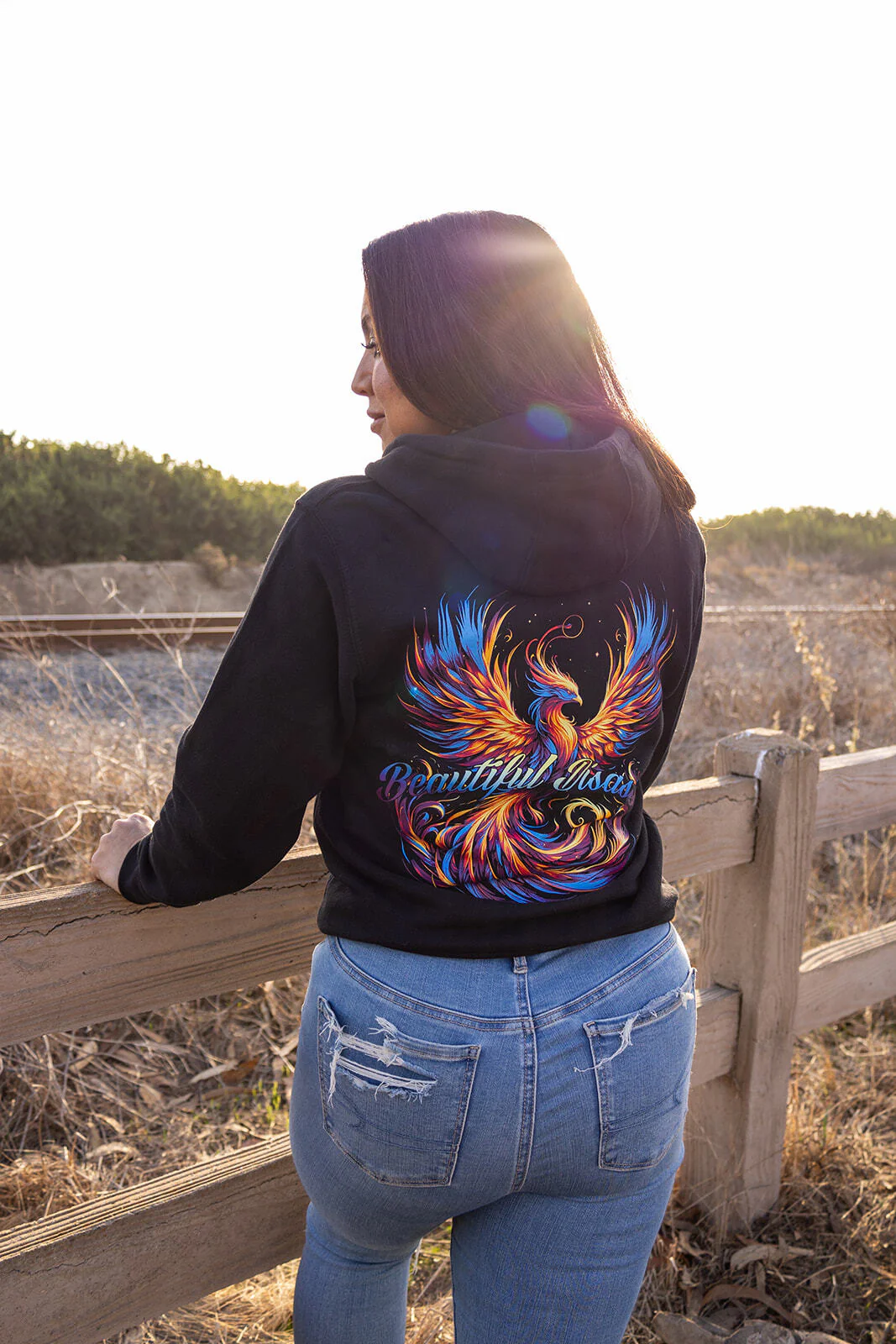 Phoenix 6 Zip Hoodie - Image 4