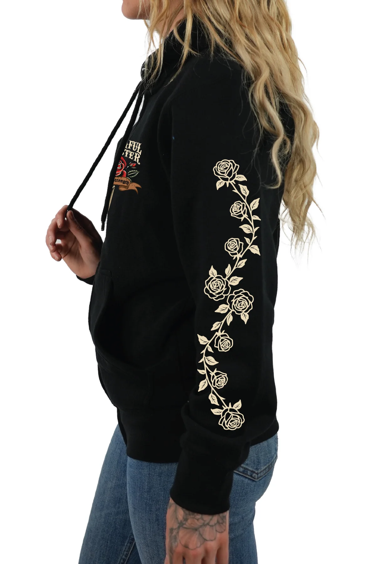 Silent Strength Pullover Hoodie - Image 3