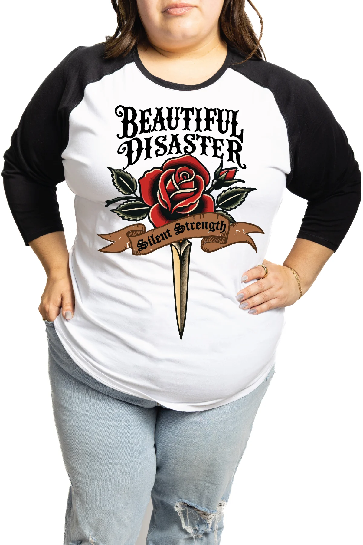 Silent Strength Raglan - Image 5