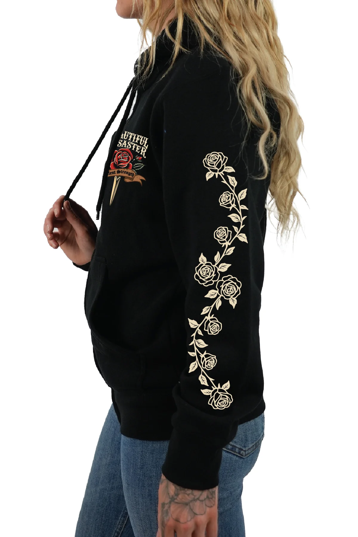 Silent Strength Zip Hoodie - Image 6